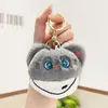Chaveiros de pelúcia de desenho animado da moda, bonecas peludas fofas e peculiares, pingentes para mochila de casal, acessórios atacado
