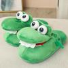Zapatos de Algodón de Dibujos Animados de Cordero Celebridad Cibernética Zapatos de Algodón de Peluche de Pareja para Niños Lindos Zapatos de Algodón de Peluche Antideslizantes para Interiores para Hombres y Mujeres