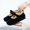 Sapatos de Pano Novos de Inverno Old Beijing Processados e Personalizados Sapatos de Algodão com Veludo Mary Jane Antiderrapantes Solado Macio Versátil Estilo Quente Transfronteiriço