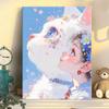 Atacado do Fabricante Pintura a Óleo Digital DIY Pintura Colorida Pintada à Mão Tamanho Grande Pintura a Óleo Cenário de Alto Valor