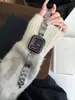 Pulseira de Metal Listrada Curva com Contas Redondas Adequada para Apple Watch iWatch 12ª Geração 11/10