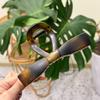 Pinza de Agarre Estilo Coreano Talla Grande Lazo de Un Carácter Pinza para Cola de Caballo Alta Pinza Simple para el Cabello Hebilla de Lazo de Alta Calidad para Mujer
