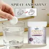 Las Pastillas Efervescentes para Pulir Joyería KineShineX eliminan rápidamente la oxidación y la suciedad, restaurando fácilmente el brillo original de las joyas