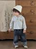 Conjunto de Chaleco de Trabajo para Niños, Nuevo Estilo Otoño, Sudadera de Dibujos Animados para Niños Pequeños, Conjunto de Tres Piezas con Chaleco y Pantalones Largos para Bebé Niño, Clase A
