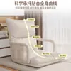 Sofá Preguiçoso Reclinável e Transformável em Cama, Adequado para Dormitório, Cama Tatame Pequena, Cadeira com Encosto para Quarto ou Varanda, Pessoa Solteira com Ajuste de 6 Níveis