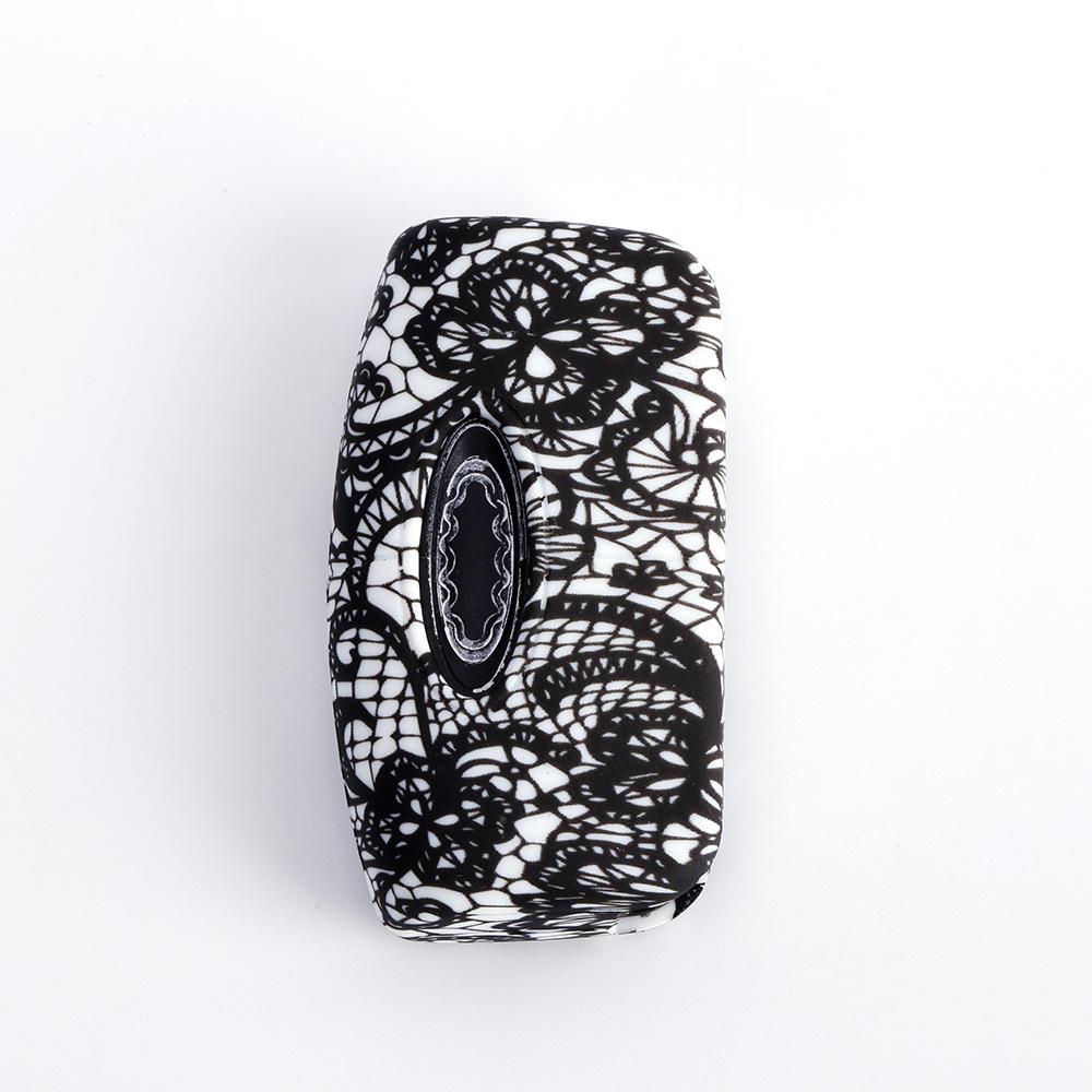 福特经典福克斯折叠3键无标水转印蕾丝