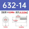 Columna de Tuerca Remache de Agujero Pasante de Acero Inoxidable SOS-440/632/832/032/6440/8632 en stock Venta Directa