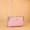 Atacado do Fabricante Bolsa Pequena Transversal de Ombro Único Feminina Versão Coreana Grande Capacidade Mini Bolsa Pequena Carteira Multiuso Porta-Cartão