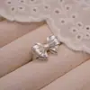Anel com Laço Estéreo Popular Cool de Design Nicho Xiaohongshu Estilo Pequeno Fresco Dropshipping