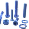 Recubrimiento de Teflon para Pernos, Pernos de Doble Extremo Hexagonales Dobles Anticorrosivos Internos y Externos, Tornillos de Alta Resistencia, Tornillos con Tratamiento Superficial de Teflon