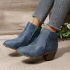 Cross2026 Otoño Nuevo Moda Tallas Grandes Botines Huecos Moda Estilo Pasarela Botas de Mujer Comercio Exterior Stock al por Mayor