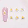 Bestseller transfronterizo 5mm flor pequeña colorida suculenta accesorios para arte de uñas resina piezas pequeñas pinzas para el pelo, pendientes, decoraciones de uñas DIY