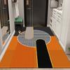 Lujo Ligero Alfombra de Piso para el Hogar de Alta Gama Entrada Alfombra Resistente a la Suciedad Dormitorio Mesilla de Noche Fácil de Cuidar Sala de Estar Baño Alfombrilla Simple para Pies