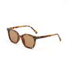 Lentes Xunge 95124 Cuadrados Estilo Coreano Carey Montura Grande Retro Lentes Rosas Gafas de Sol para Mujer Gafas de Sol para Hombre