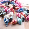 Acessório Pingente Chaveiro Iridescente Colorido Candy de Concha Gradiente UV Galvanizado