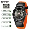 El Reloj Digital de Cuarzo Unisex Grande de Moda Más Vendido de la Marca Sanda con Calendario, Correa Ligera de Nylon, Reloj Impermeable para Viajeros