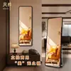 Espelho de Chão Inteiro para Uso Doméstico, Espelho de Maquiagem de Luxo Leve para Quarto, Espelho de Maquiagem Moderno para Sala de Estar, Espelho Simples para Quarto de Estudante