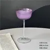 Copa Alta Morada Creativa y de Alta Gama para Uso en Casa, Copa para Cócteles y Champagne para Mujeres, con un Hermoso Diseño