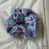Diademas de Punto Rayadas Color Dopamina Versátiles Estilo Universitario para Chicas Scrunchies Accesorios para Cola de Caballo