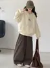 Conjunto de Sudadera para Niñas Primavera y Otoño 2026 Nuevo Estilo para Niñas Mayores, Sudadera con Capucha de Otoño y Pantalones Casuales para Niños Conjunto de Dos Piezas