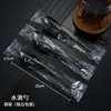 Venta al por mayor directa de fábrica cuchara auspiciosa desechable transparente empaque independiente cuchara de plástico arroz frito tamales 18 cm cuchara grande