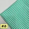 Tejido de sarga 100% poliéster con estampado de cuadros Chaoyang multicolor arcoíris de cuadros grandes y pequeños para vestidos JK, ropa infantil y camisas