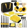 Cepillo Eléctrico para Lavado de Autos Set de Cepillos de Detalle de Cerdas Suaves Guantes para Lavado de Autos Esponja Guante Limpiador de Belleza para Autos Herramientas