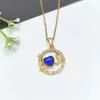 Collar de Acero Inoxidable para Mujer Joyería de Nicho Versátil Colgante de Cobre Cadena Elegante para Clavícula Joyería Cadena de Lujo Ligero