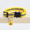 Suministros para Mascotas Transfronterizos Collar para Gato Dibujo Animado Cabeza de Gato Campana Colorida Accesorios para Mascotas Collar Reflectante para Perro