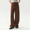Pantalones de cachemir relajados y casuales con cordón, pantalones de pierna ancha para mujer, pantalones largos de punto con caída fluida, pantalones casuales