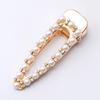 Pinza para el cabello coreana ins celebridad cibernética cristal accesorios para el cabello pinza para el cabello de diamantes de imitación pinza pico de pato de perlas pinza lateral para flequillo pinza para el cabello de una palabra