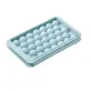 Caixa de Gelo Picolé de Silicone Caixa de Gelo Caixa de Gelo Molde de Bola de Gelo Redonda Caixa de Gelo Congelado Doméstica com Tampa