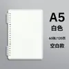 Caderno de Folhas Soltas B5 Não Machuca as Mãos, Caderno A5 Removível, Caderno Espiral com Pauta Horizontal, Caderno para Venda por Atacado