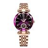 Reloj de Cuarzo Marca Zido Oro Rosa Versátil Correa de Acero Reloj de Mujer Elegante Moda Casual Lujo Accesible Reloj de Mujer