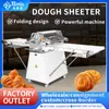 Máquina Laminadora Vertical de Masa del Fabricante en Stock, Laminadora de Masa Comercial Grande para Mil Hojas, Pastelería de Flores Frescas y Croissants