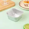 Caixa de Lata de Alumínio 150ml Descartável Suprimentos para Assar Cozinha Forno Micro-ondas Sobremesa Pudim Bolo