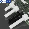 Tornillos de Cabeza Cilíndrica Hexagonal de Plástico y Nylon con Cabeza de Copa y Roscado Moleteado M3M4M5M6M8