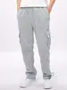 Comercio Exterior Transfronterizo Pantalones Casuales para Hombre Pantalones Deportivos de Pierna Recta Sudaderas Fitness Deportivas Holgados Multibolsillos Cargo Pantalones Largos Venta al por Mayor en Stock