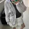 Chamarra con Capucha y Cierre Estilo Ins Coreano de Lunares, 3 Colores, Linda, Transparente, Protector Solar, Ligera y Fresca, Ropa para Mujer