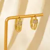 Brincos de Corrente Multicamadas com Strass Design de Nicho Brincos Studs de Luxo Leve Dourado e Prata Duas Cores Brincos de Celebridade da Internet Atacado