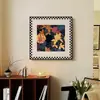 Arte Abstracto Moderno Nicho Sala de Estar Fondo de Sofá Pared Pintura Decorativa Nueva Cuadrada Planta Flor Colgante de Pared Pintura