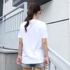 TikTok Mismo Estilo Blanco Pequeño T Pareja Mujer Blanco Puro Algodón Puro Cuello Redondo Manga Corta Camiseta Básica Camiseta Amigable con la Piel Suave Ajuste Delgado