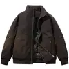 Marca da Moda Masculina Inverno Gola Alta Estilo Coreano Nova Jaqueta de Penas Engrossada Japonês Retrô Alta Qualidade Vibe Valente Bonita Jaqueta Roupa Masculina