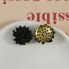 Serie de colores macarrones, cuentas de arroz, flores con cuentas, accesorios para el cabello para mujer, joyería tejida a mano DIY, accesorios para aretes, material