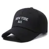Bordado Europeu e Americano Transfronteiriço Boné de Baseball Casual Cruz Inglês Homens e Mulheres Juventude Chapéu Ajustável Comércio Exterior Amazon