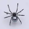 Broche de aranha europeu e americano transfronteiriço, broche animal fofo, broche de alta qualidade, acessórios de vestuário, atacado