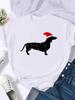 Coração de Amor Tendência Fofo Roupas de Feriado para Mulheres Feliz Natal
