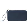 Bolsa de Maquiagem de Couro PU de Cor Sólida Simples, Porta-Moedas Portátil à Prova d'Água, Bolsa para Celular Unissex, Atacado de Fábrica