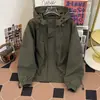 Chaqueta de trabajo funcional estilo americano transfronteriza para hombre, chaqueta casual para exteriores de primavera y otoño, abrigo de senderismo de pareja moderno de corte holgado