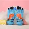 Guantes de esquí para niños para niñas, de algodón lindo, cálidos, forrados de polar, engrosados, para edades de 7 a 13 años, para jugar en la nieve, guantes de invierno a prueba de frío para niños